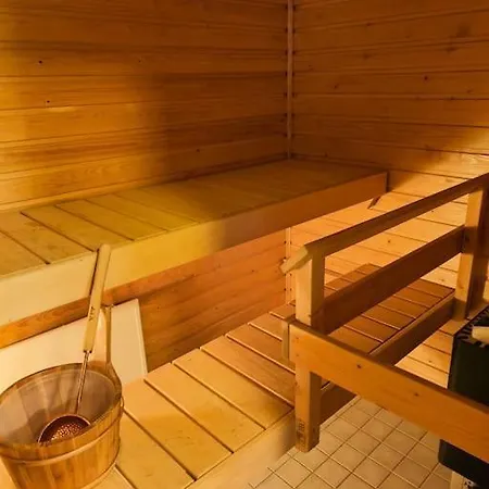 Cozy Dobbel 1br Sauna And Balcon Lägenhet